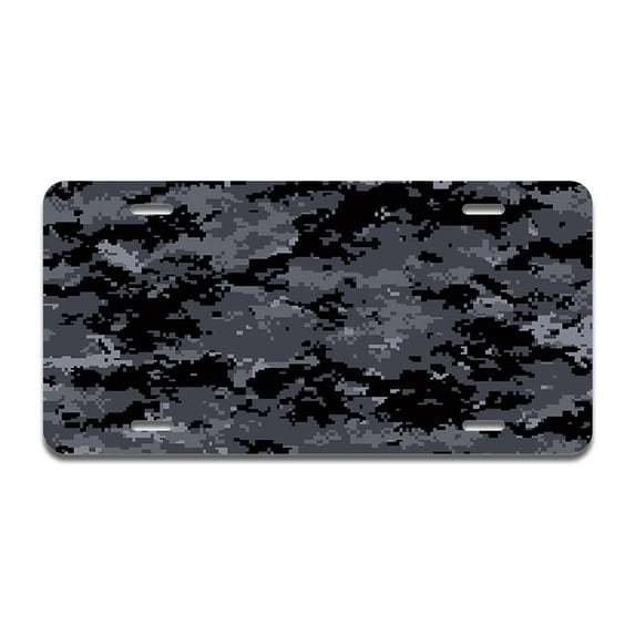 Digital Camo Aluminum License Plate| License Plate 12" X 6" Fits Any Car, Truck, SUV, RV, or Trailer | Made in The USA