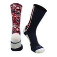 thumbnail image 1 of Digital Camo Crew Socks (Navy/White/Red, X-Large), 1 of 2