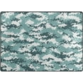 thumbnail image 1 of Digital Camo Green Non-Slip Runner Rug Washable Soft Absorbent Living Room Rugs for Bedroom 80x58 Inches Home Decor, 1 of 7