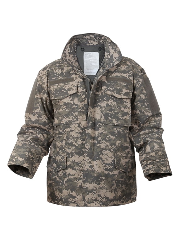 Digital Camouflage Ultra Force Army M-65 Field Jacket to Match the ACU - Large