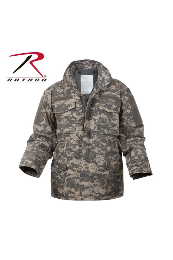 Digital Camouflage Ultra Force Army M-65 Field Jacket to Match the ACU - X-Large