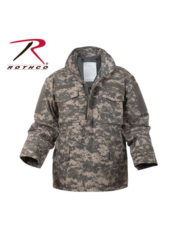 Digital Camouflage Ultra Force Army M-65 Field Jacket to Match the ACU - X-Large
