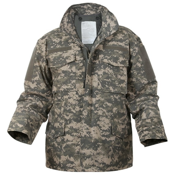Digital Camouflage Ultra Force Army M-65 Field Jacket to Match the ACU - X-Large