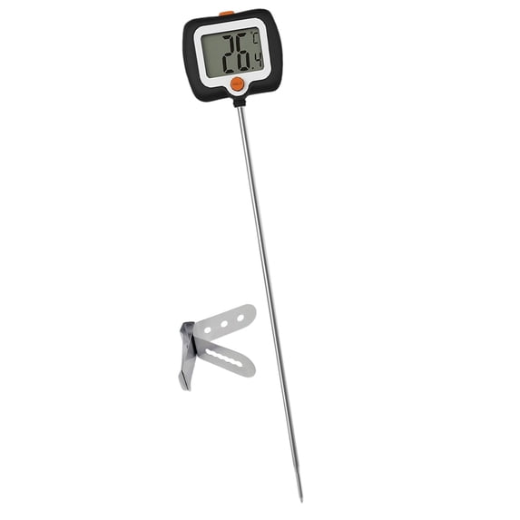 Digital Candy Thermometer with Pot Clip,11.8" Long Stainless Steel Probe,Best Instant Read Thermometer Digital for Cooking Baking Cheese and Candy Making,Kitchen Essential Baking Tool