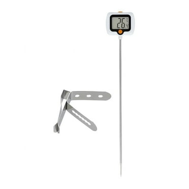 Digital Candy Thermometer W/Pot Clip Stainless Steel Oil Thermometer