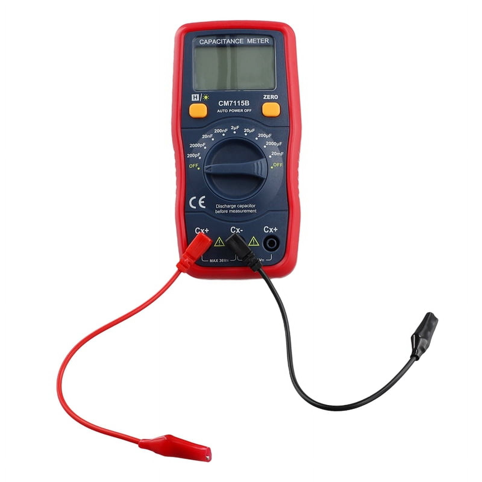 Digital Capacitor CM7115B Test Capacitance Meter Digital Capacitance Meter No Discharge Plastic 2736