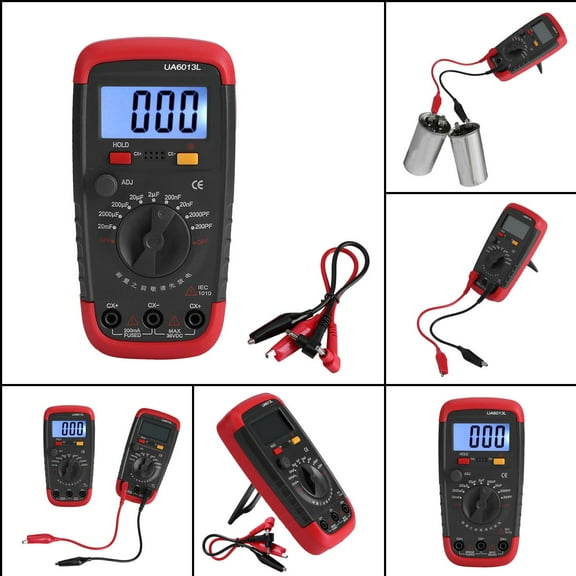 Digital Capacitor Meter Tester - Precise Measurement From 0.1pF To 20,000uF For Reliable Electronics Work