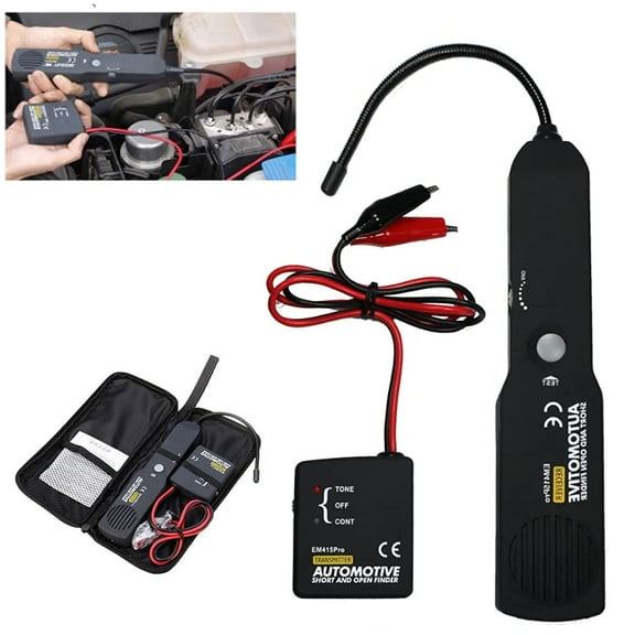 Digital Car Circuit Scanner Diagnostic Tool, Automotive Circuit Tester Tracer Wire Short Circuit Finder DC 42V Circuit Breaker Tracker Short and Open Finder Detector Probe Car Diagnostic Tools-A