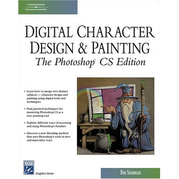 Pre-Owned Digital Character Design and Painting : The Photoshop CS Edition (Paperback) 9781584503408