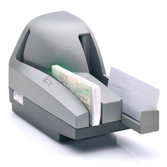 Digital Check TS240 Check Scanner 150 DPM, Rear Ink-Jet Endorser, Single-Pocket, Desktop Check Capture (153000-82)