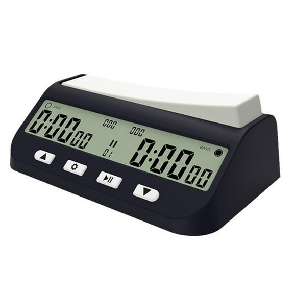 Digital Chess Clock With Large Seesaw Button Stopwatch For Go Chess Count Up Down Alarm Chessboard Competition Chess Timer