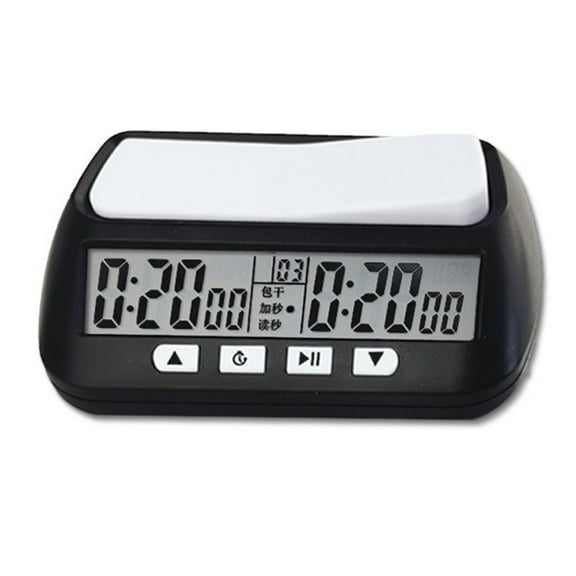 Digital Chess Timer, Compact And Lightweight Design, 2 Aaa Batteries Required (Not ), For Club Or Tournament Events Yellow Smile Home