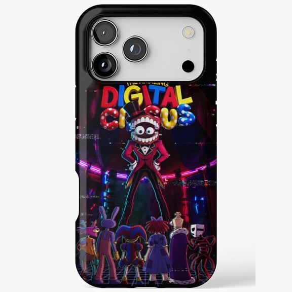 Digital Circus Caine Ringmaster Teeth Graphics Compatible Phone Case for iPhone 11 12 13 14 15 16 17 Pro Max