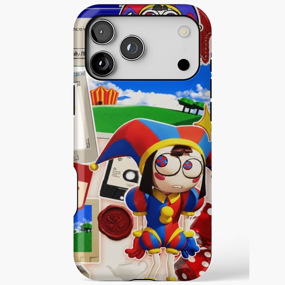 Digital Circus Caine Teeth Ringmaster Compatible Phone Case for iPhone 11 12 13 14 15 16 17 Pro Max