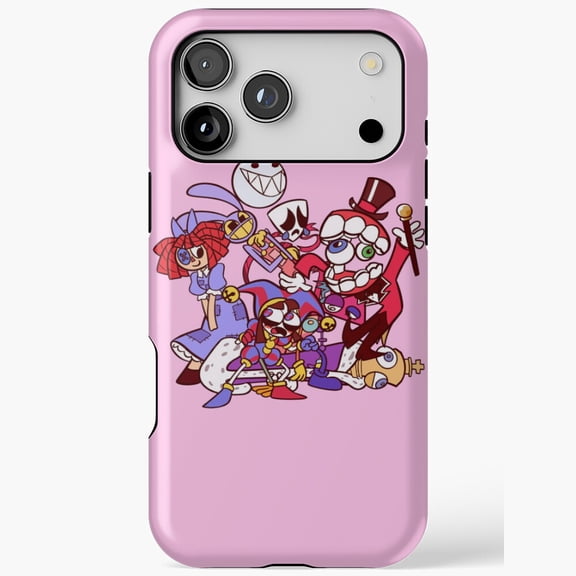 Digital Circus Friends Cartoon Mashup Compatible Phone Case for iPhone 11 12 13 14 15 16 17 Pro Max