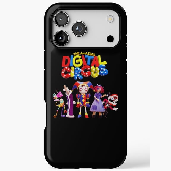 Digital Circus Glitch Aesthetic Art Compatible Phone Case for iPhone 11 12 13 14 15 16 17 Pro Max