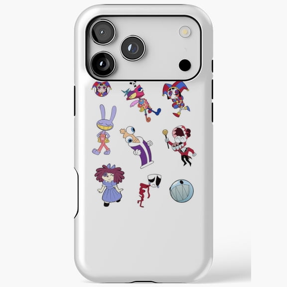 Digital Circus Indie Animation Fan Case Compatible Phone Case for iPhone 11 12 13 14 15 16 17 Pro Max