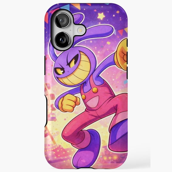 Digital Circus Jax Fan Art Case for iPhone 17 16 15 14 13 12 11 Pro Max