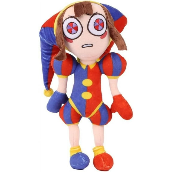 Digital Circus Plush,11.8" Pomni Plushies Toy Gift, Cute Stuffed Figure Doll for Kids and Adults, Birthday Halloween Christmas Choice for Boys Girls