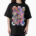 thumbnail image 1 of Digital Circus TV Series Fanart-Inspired Retro Aesthetic Unisex T-Shirt, up to size 5XL, 1 of 2