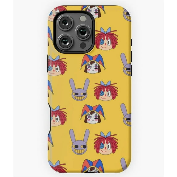 Digital Circus Trio Pomni Jax Ragatha Phone Case for iPhone 16 15 14 13 12 11 Pro Max
