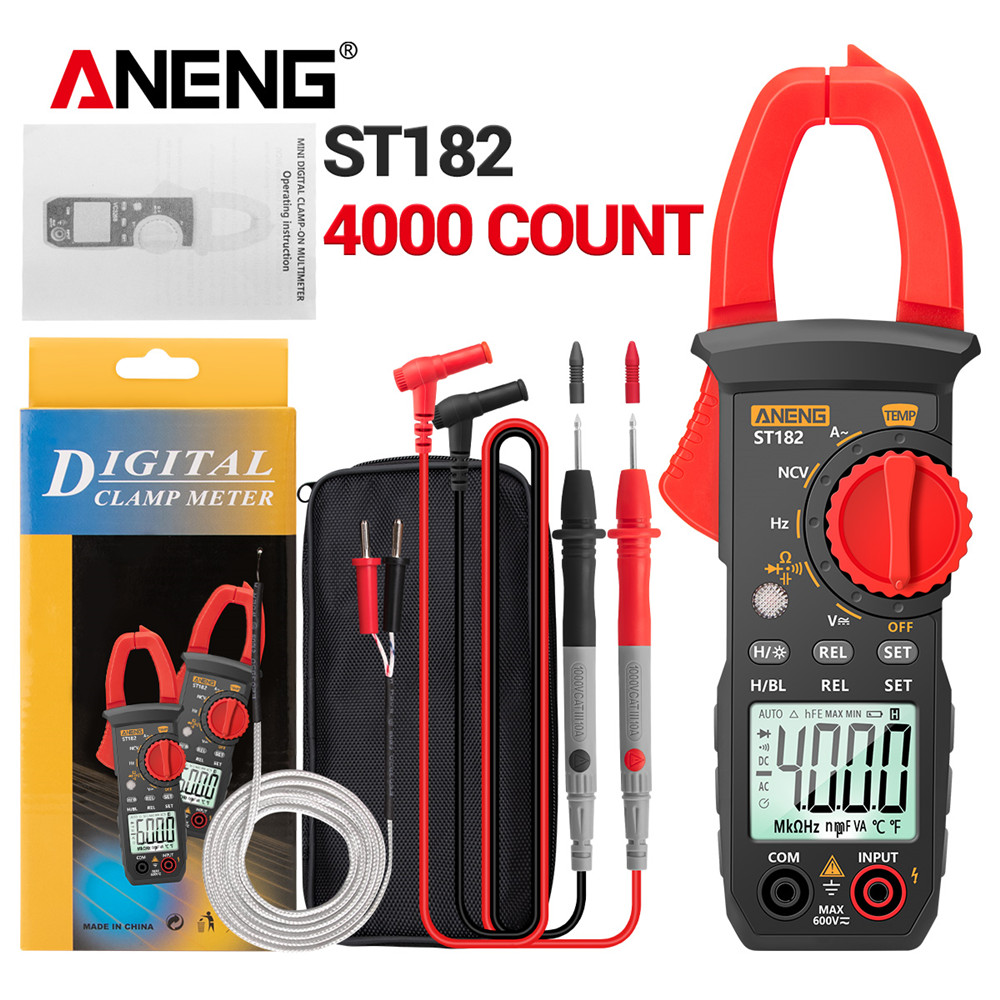 Digital Clamp Meter AC Current Multimeter DC/AC Voltage Ammeter Voltage