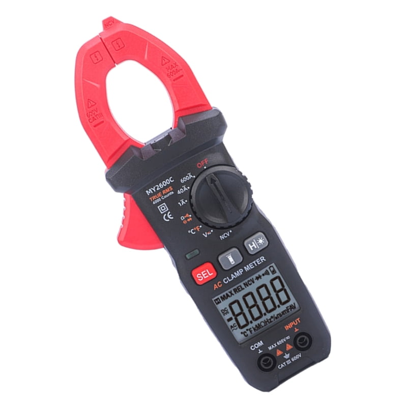 Digital Clamp Meter Multimeter 4000 Counts Voltages Tester Auto-ranging Voltages,Current, Resistance, Capacitance