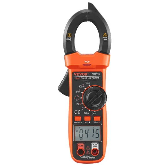 Digital Clamp Meter Multimeter True RMS AC DC Volt Amp NCV Measurement
