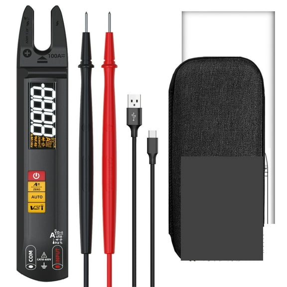 Digital Clamp Multimeter Rechargeable Automatic Current Voltage Non-Contact Induction
