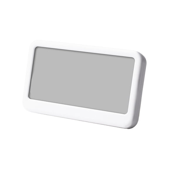 Digital Clock,Battery Operated Alarm Clock,Indoor Clock with Temp & Humidity Readout for Bedroom,Kitchen,Office Countertop,White