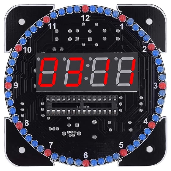 Digital Clock Electronics Set With Light Control And Precise Timekeeping Perfect For Students And Office Decor