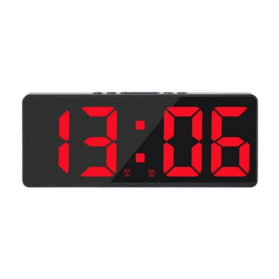 Digital Clock Hanging - Led Digital Wall Clock with Large Display, Large Font, 12/24-hour Display Mode, Modern And Simple Silent, Suitable for Home, Indoor, Hallway