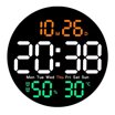 Large Display Digital Wall Clock with Countdown Timer Auto Dimming ...