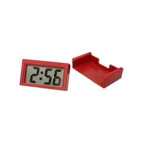 Digital Clock, Small Digital Clock, Adhesive Battery-powered Self-adhesive Bracket For Car Dashboards And Refrigerators.