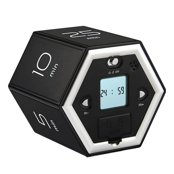 Digital Clock Timer Magnetic Cubes Timer Kitchen Flip Timer For Studying Cooking Exercising Easy To Use Magnetic Flip -timer