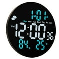 thumbnail image 1 of Digital Clock With Environmental Monitoring Auto Brightness Adjustment Double Alarm System Date Time Temperature Display, 1 of 11
