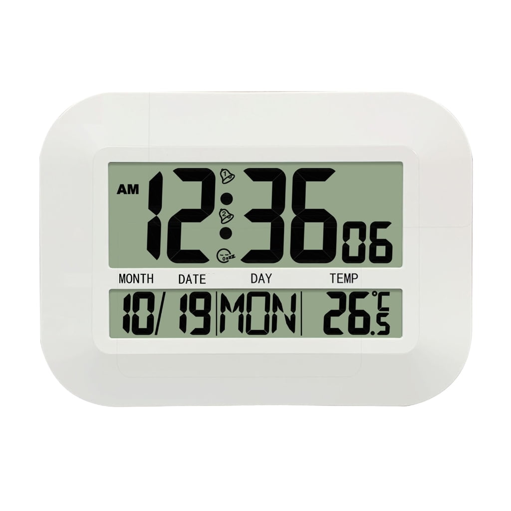 Digital Clock With Indoor Climate Monitor Multifunctional Alarm Clock ...