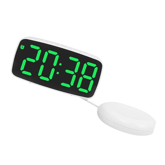 Digital Clock With Vibrator Wake Function Adjusment Brightness Temperature Display Customizable Brightness Living Space