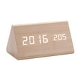thumbnail image 1 of Digital Clock with Date and Day of Week Led Display Modern Desk or Wall Mount Alarm Clock with Temperature Display, 1 of 6