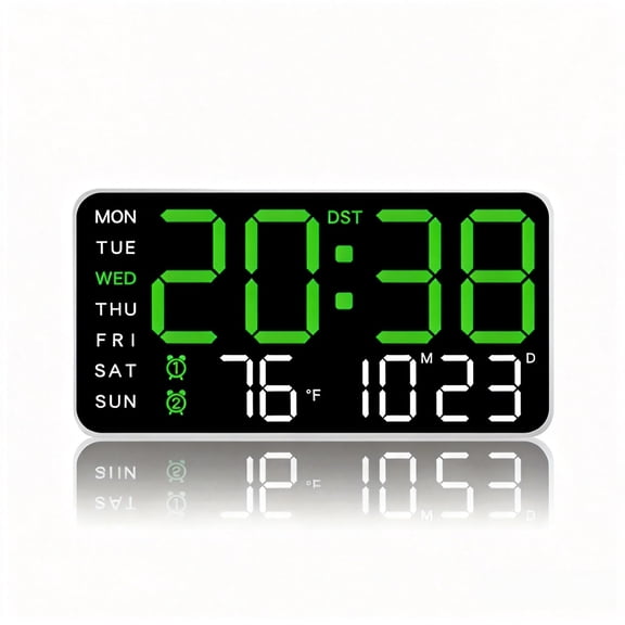 Digital Clocks for Bedrooms, The Limitless Digital Clock for The Modern Home with Wall Mounted or Desktop Clock