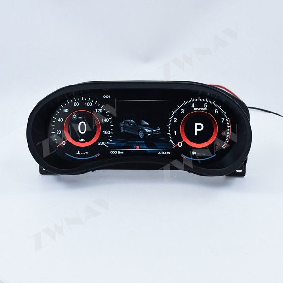 Digital Cluster Odometer Screen For Infiniti Q50 Q50L Q50S Q60 2014-2022 LCD Instrument Panel Carplay Virtual Cockpit Speed Auto