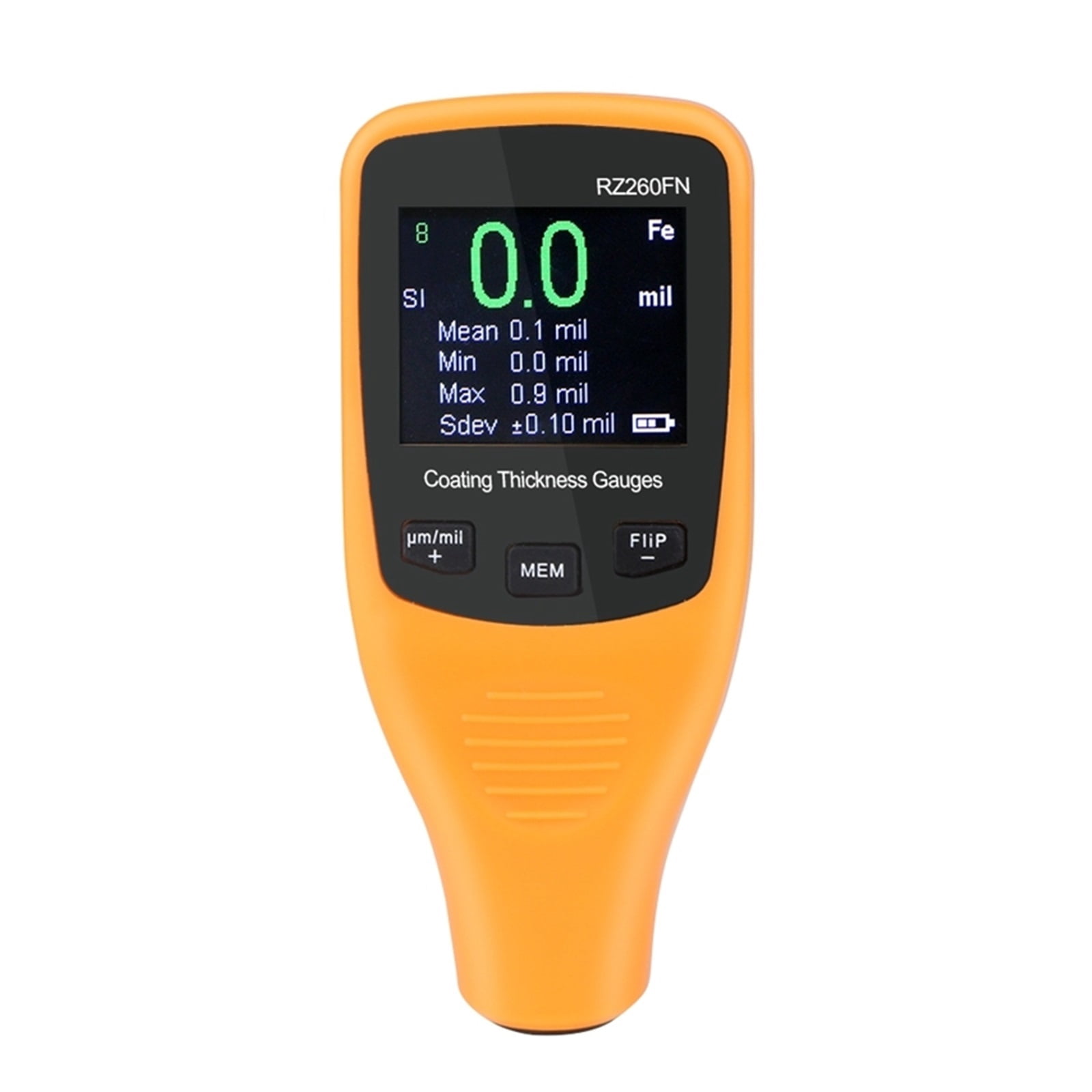 Digital Coating Thickness Gauge Car Automotive Paint Meter 50mil 1250um ...