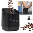 thumbnail image 1 of Digital Coffee Bean Dosing Cup for Espresso with LED Scale High Precision Espresso Ground Measurer Barista Strength Brewing Accessory Coffee Lover Present (Black, Sleek Design), 1 of 10