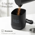 thumbnail image 1 of Espresso Scale and Digital Coffee Bean Dosing Cup with LED Display 500g/0.1g High Precision Fits 58mm Portafilter Rechargeable, 1 of 10