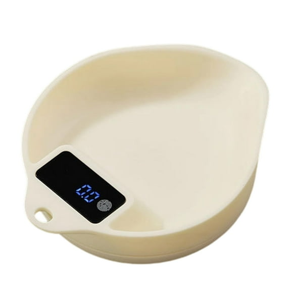 Digital Coffee Bean Scale with LED Display & Pour-Easy Tray - High-Precision USB-C Rechargeable Kitchen Scale for Coffee, Snacks & Dry Goods