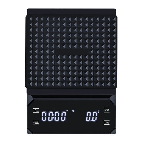 Digital Coffee Scale 0.1g Precision With Timer, Heat Resistant To 135°C, LED Display For Espresso Pour Over Tea Brewing, Black(black)