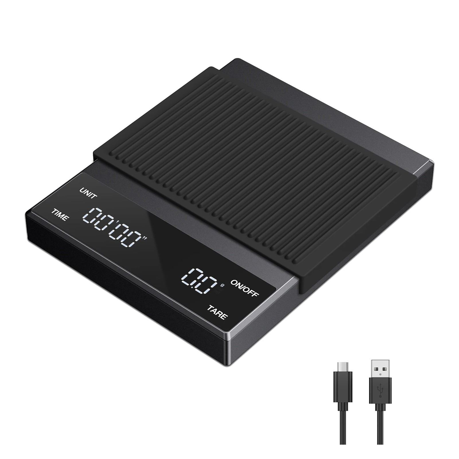 Digital Coffee Scale 3Kg 0.1g High Precision Rechargeable Drip Espresso Scale With Timer Portable Kitchen Scale Fine Scales ,Simple Operation