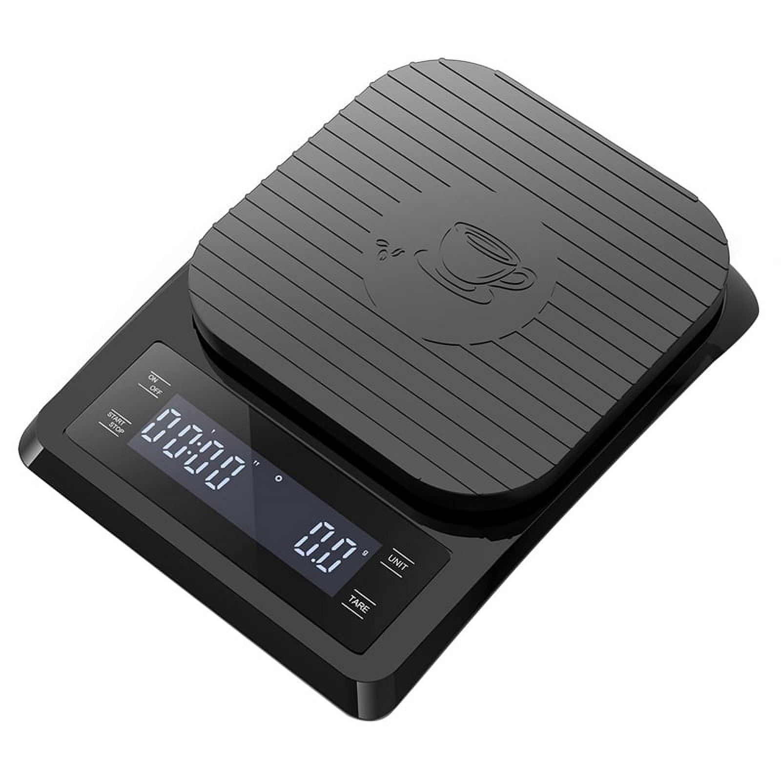 Digital Coffee Scale with Timer - Espresso Scale with Silicone Pad