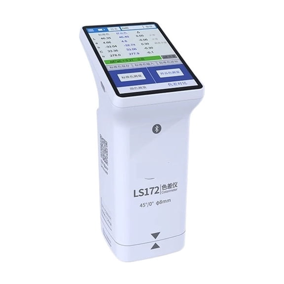 Digital Colorimeter Color Meter Colormeter LS172 45/0 D65 Light Source Paint Easy To Use Touch Screen APP PC Software Cmyk