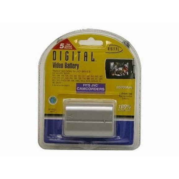 Digital Concepts BP-416CL - Camcorder battery - Li-Ion - 2000 mAh - for JVC GR-DVL320, DVL507, DVL510, DVL707, DVL800, DVL815, DVL915, DVL920, DVL9800, HD1